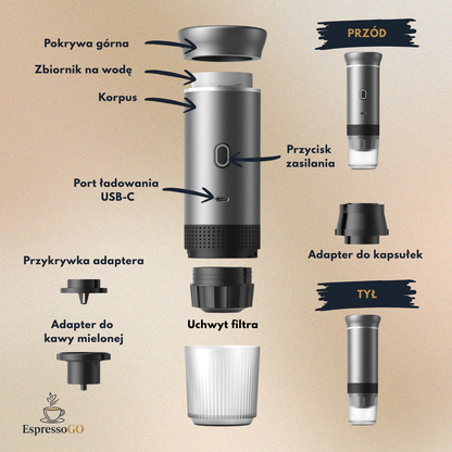 Espresso Go – Przenośny Ekspres do Kawy Espresso